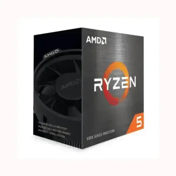 Processore AMD CPU Ryzen 5 serie 5000 con ventola di raffreddamento inclusa