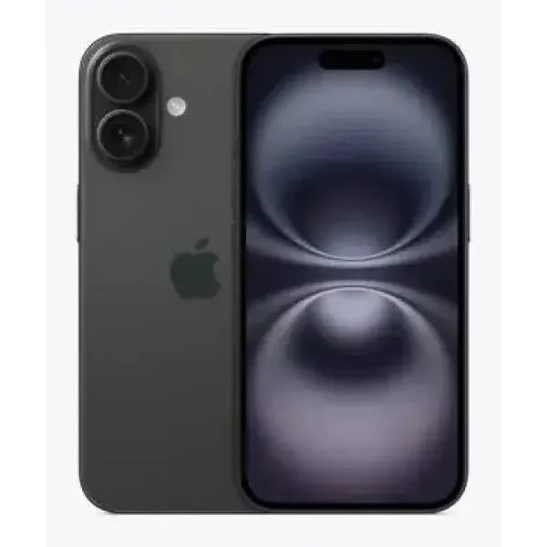 Apple iPhone 16 in grigio con doppia fotocamera e schermo ad alta risoluzione