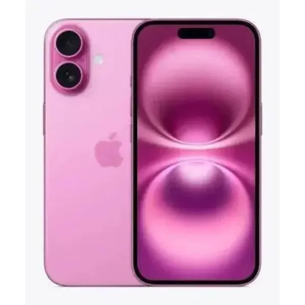Apple iPhone 16 in rosa con display a colori vivaci e design elegante, perfetto per ogni utilizzo.