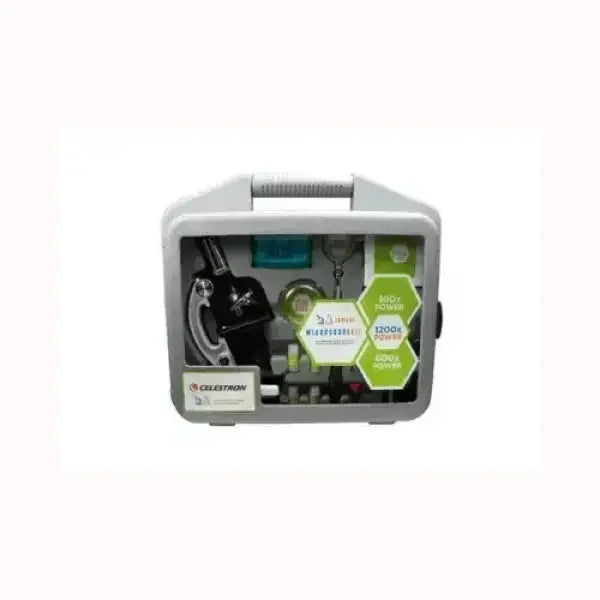 Set microscopio Celestron con 1200 ingrandimenti e accessori in valigetta portatile