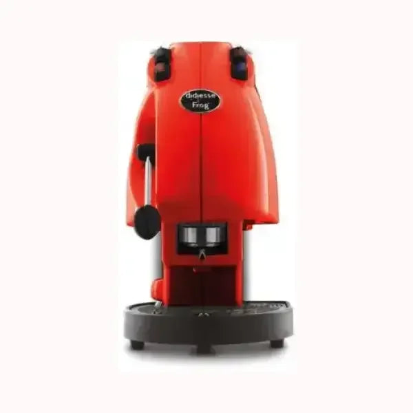 Macchina da caffè Didiesse Frog rossa compatta con design moderno e pratico