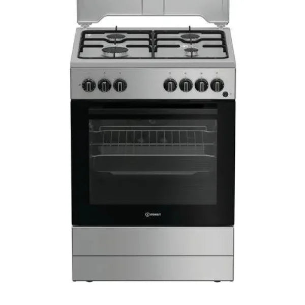 INDESIT CUCINA A GAS 4 BRUC.FORNO ELETTRICO 73LT 60x60 SILVER I6G3PMS