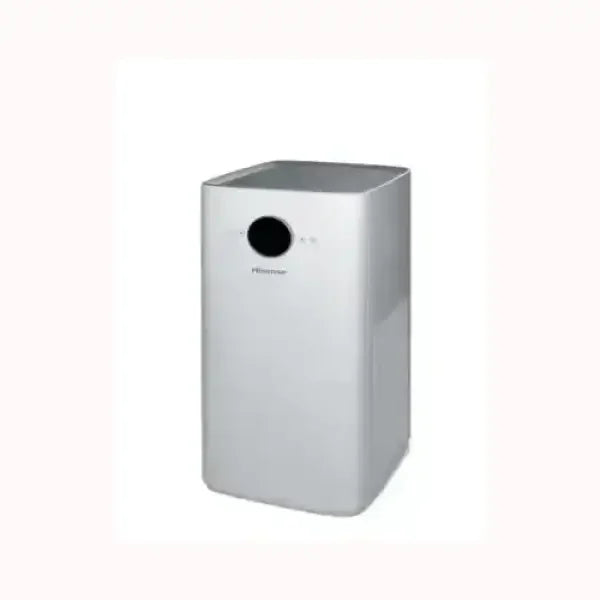 Purificatore d'aria HISENSE moderno e compatto con design bianco minimalista