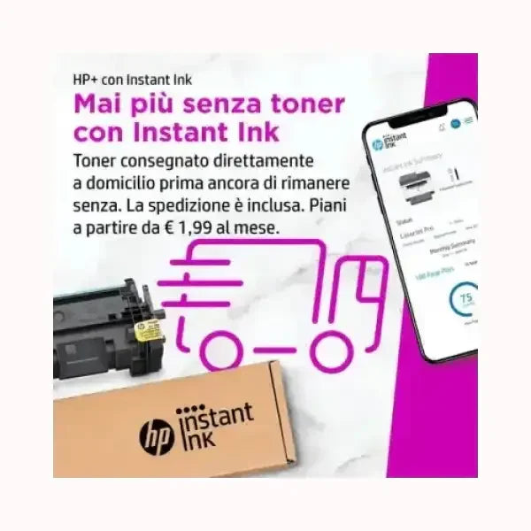 Servizio HP Instant Ink con consegna toner a domicilio per stampanti HP senza interruzioni