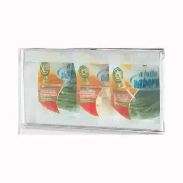 Congelatore INDESIT con vano trasparente per conservare alimenti surgelati in casa