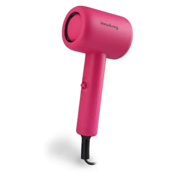 Asciugacapelli mini Innoliving rosa compatto e leggero per uso quotidiano pratico