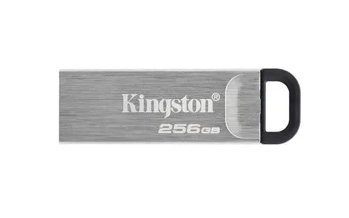 KINGSTON Pendrive da 256GB in metallo con design elegante e porta USB per memorizzare dati
