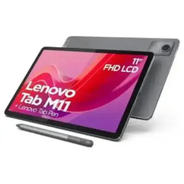 Lenovo tablet Tab M11 con display FHD LCD da 11 pollici e penna digitale grigia