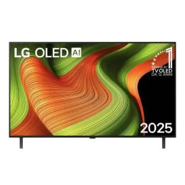 LG 48" OLED TV 2025 con schermo OLED 48 pollici, design sottile, colori vividi HDR e webOS