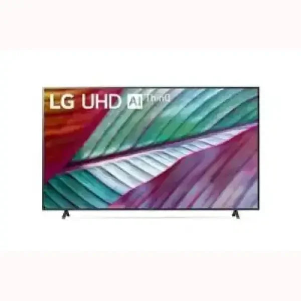 Televisione LG UHD AI ThinQ 4K da 55 pollici con cornice sottile e supporti a cavalletto