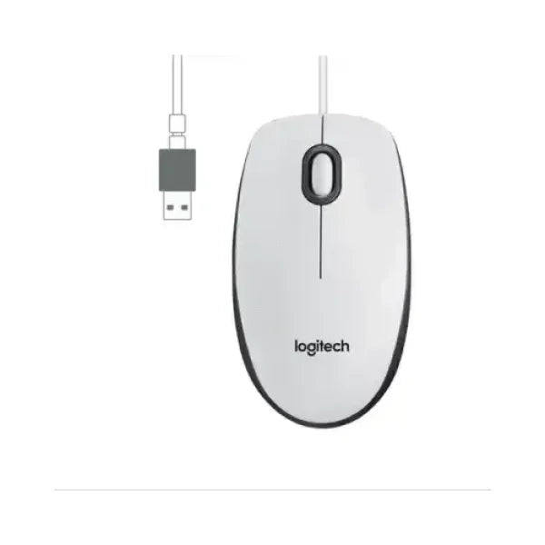 LOGITECH MOUSE OTTICO USB M100 BIANCO 910-006764 Mouse