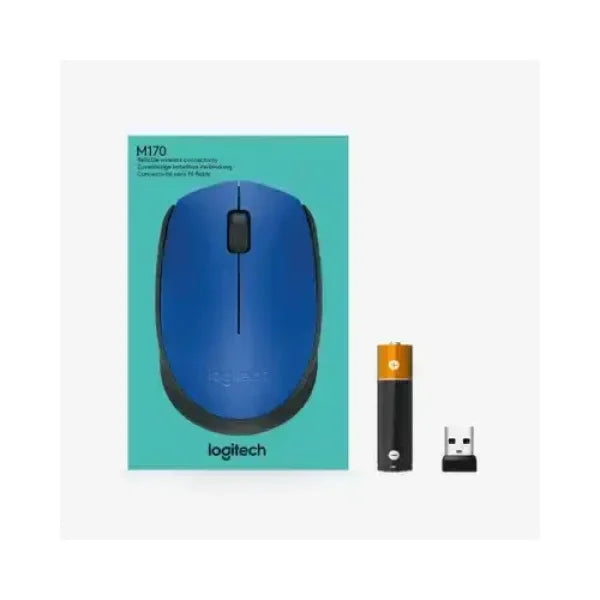 LOGITECH MOUSE OTTICO WIRELESS M171 BLU 910-004640 Mouse