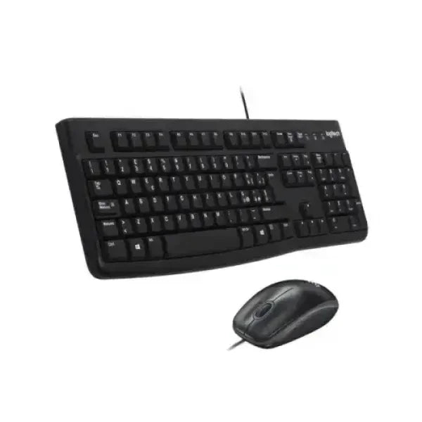 LOGITECH TASTIERA+MOUSE USB NERO MK120 920-002543 Kit Tastiera + Mouse