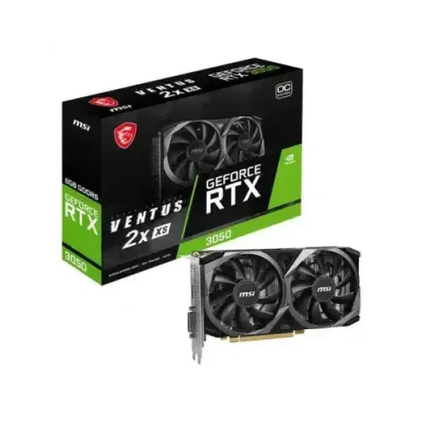 MSI VGA RTX 3050 8GB VENTUS 2X XS DVI/HDMI/DP GDDR6 V809-4266R Schede video