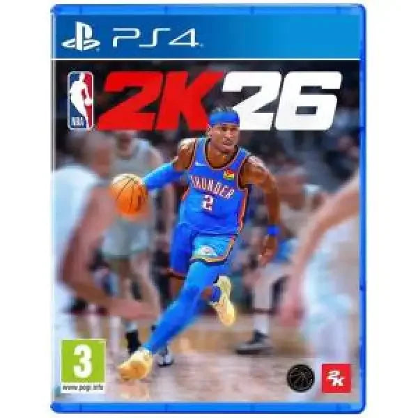 Copertina del gioco NBA 2K26 per PS4 con giocatore in azione sul campo da basket