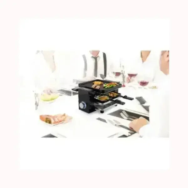 Bistecchiera PRINCESS nera elettrica con griglia superiore e vassoi per cucinare carne e verdure