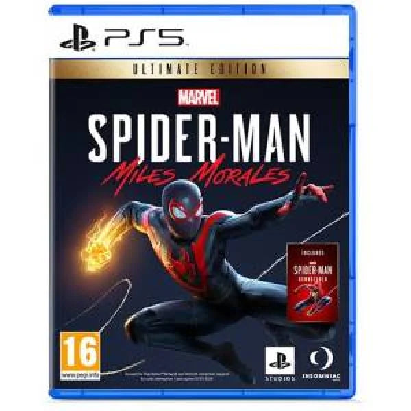 Copertina gioco Marvel Spider-Man Miles Morales per PS5 edizione Ultimate