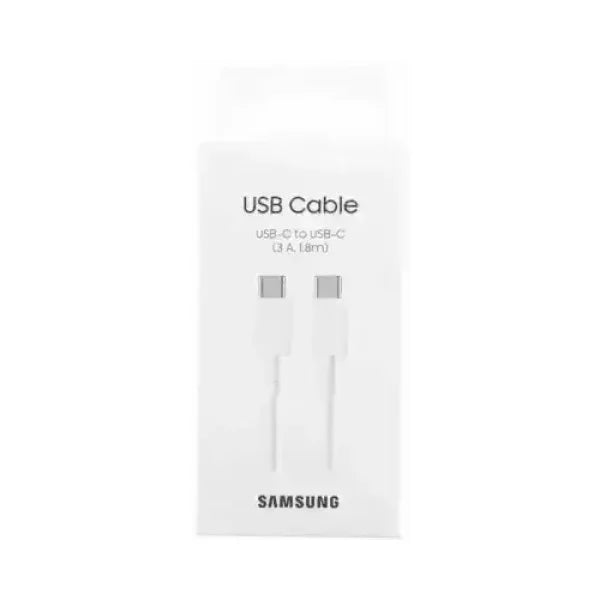 Samsung Cavo USB-C to USB-C EP-DX310JW 1.8m 3A White Accessori telefonia