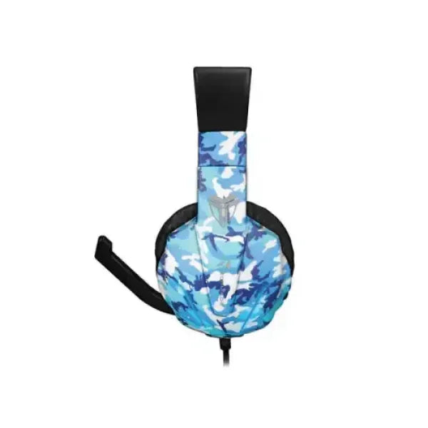 TECHMADE CUFFIA GAMING MULT.CONMICROF. 3.5MM CAMOUFLAGE TM-FL1-CAMBLU Casse