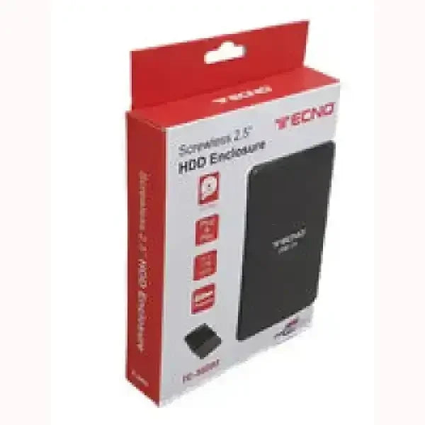 Scatola esterno 2.5 HDD enclosure accessorio informatica TECNO per hard disk