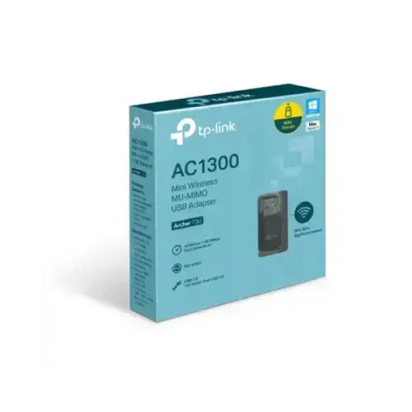 TPLINK SCHEDA DI RETE WIFI USB DUAL BAND USB 3.0 ARCHER T3U PLUS Schede di rete