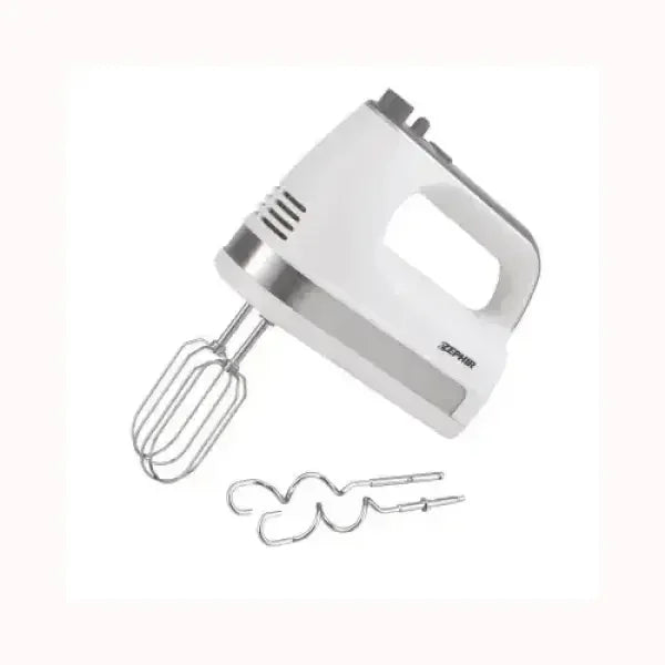 Frullatore a mano ZEPHIR bianco con accessori per impastare e sbattere gli ingredienti