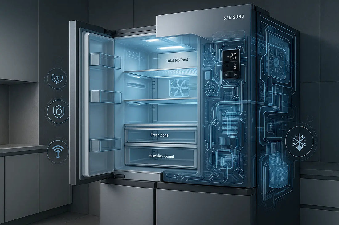 Frigorifero SAMSUNG con tecnologia avanzata e sistema di raffreddamento Total No Frost