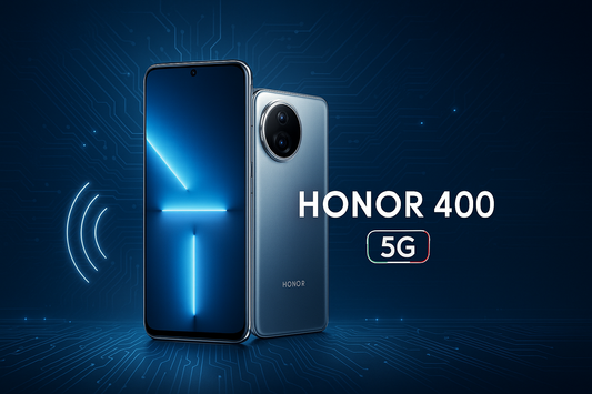 Smartphone Honor 400 5G con design elegante e tecnologia avanzata per connettività veloce