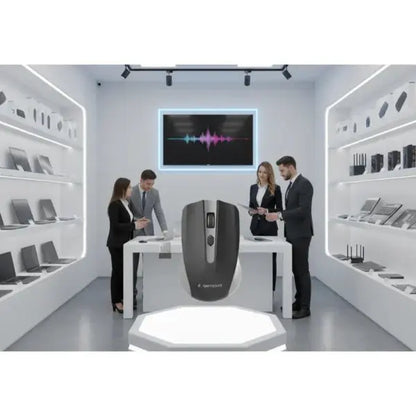Techmade Gembird Mouse Senza Fili Space Grey Black