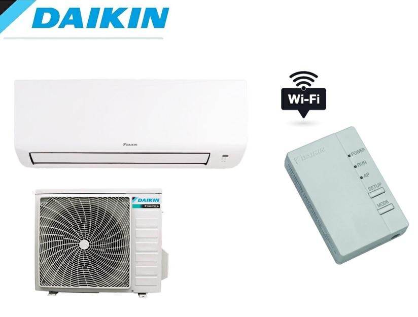 BUNDLE DAIKIN CONDIZ.12000BT A++/A+ R32 TXC35D/RXC35D+KIT WIFI BRP069B45 - TecnoRoyal