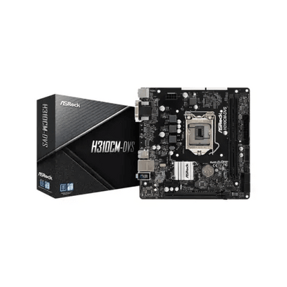 ASROCK MB 1151 8/9°GEN. H310CM-DVS 2xDDR4 4xSATA USB3.1 VGA/DVI - TecnoRoyal