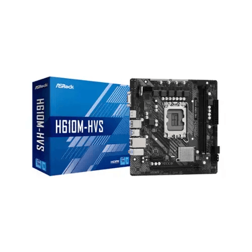 ASROCK MB 1700 12°GEN. H610M-HVS D4 2xDDR4 4xSATA VGA/HDMI - TecnoRoyal