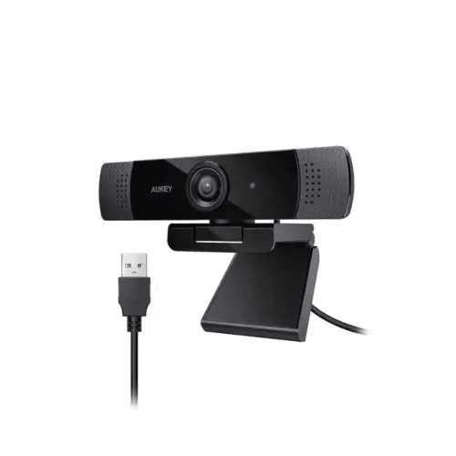 AUKEY PC-LM1E webcam 2 MP 1920 x 1080 Pixel USB Nero - TecnoRoyal