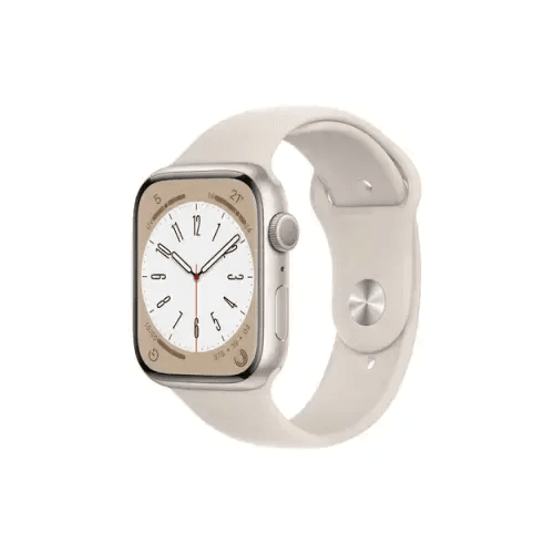 Apple Watch Series 8 OLED 45 mm Digitale 396 x 484 Pixel Touch screen Beige Wi-Fi GPS (satellitare) - TecnoRoyal