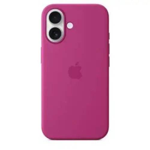 Apple iPhone 16 Silicone Case MagSafe Fucsia MYY53ZM/A - TecnoRoyal