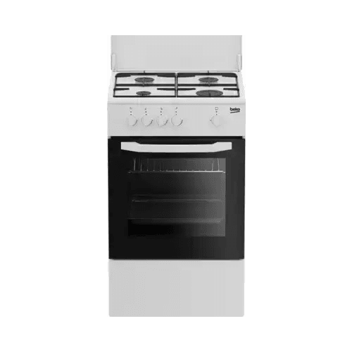 BEKO CUCINA A GAS 4 BRUCIATORI FORNO GAS 54lt 50x50 BIANCO CSG42009DW - TecnoRoyal