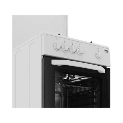 BEKO CUCINA A GAS 4 BRUCIATORI FORNO GAS 54lt 50x50 BIANCO CSG42009DW - TecnoRoyal