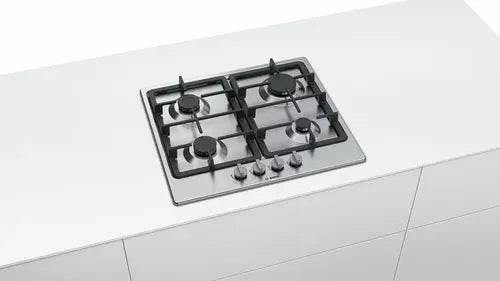 BOSCH PIANO COTTURA INCASSO GAS4 ZONE 60CM INOX PGP6B5B90 - TecnoRoyal