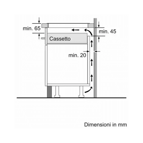 BOSCH PIANO COTTURA INCASSO INDUZIONE A SCOMPARSA 4ZONE 60CM PVQ611BB6E - TecnoRoyal