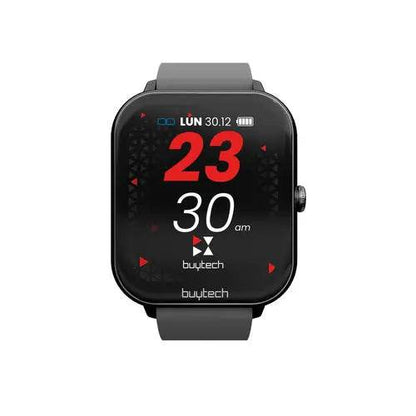 BUYTECH SMARTWATCH CALL CASSA NERA CINTURINO SILICON BK CHIAMATE ECC - TecnoRoyal