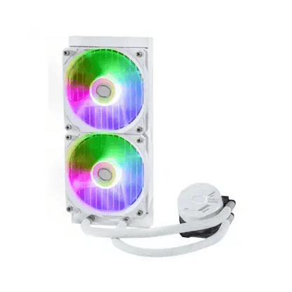 COOLER MASTER DISSIPATORE CPU UNIV. LIQUIDO RGB WHITE MLW-D24M-A18PZ-RW - TecnoRoyal