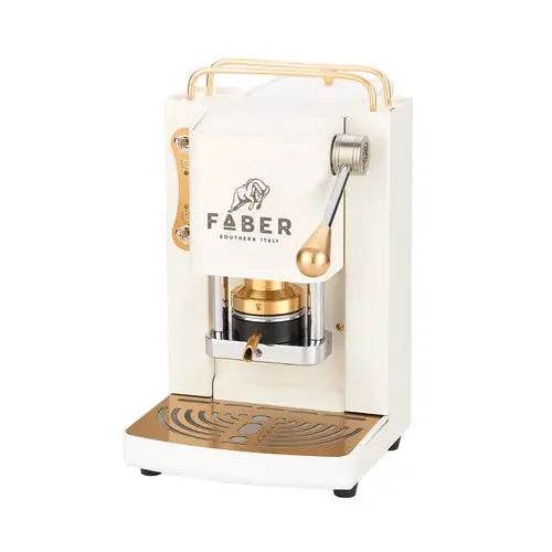 FABER MACCHINA DA CAFFE' A CIALDE PRO MINI DELUXE PURE WHITE - TecnoRoyal