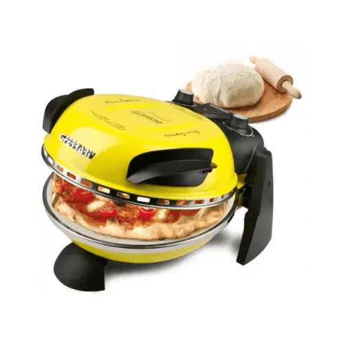 G3 FERRARI FORNO PIZZA IN PIETRA 31cm 400° 1200W GIALLO G1000605 - TecnoRoyal