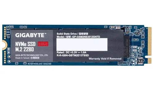 GIGABYTE HDD SSD M.2 2280 PCIe 3.0 NVME 512GB GP-GSM2NE3512GNTD - TecnoRoyal