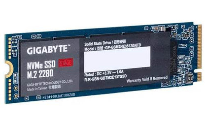 GIGABYTE HDD SSD M.2 2280 PCIe 3.0 NVME 512GB GP-GSM2NE3512GNTD - TecnoRoyal