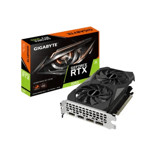 GIGABYTE VGA RTX3050 WINDFORCE 6GB HDMI/DP GDDR6 GV-N3050WF2OCV2-6GD - TecnoRoyal