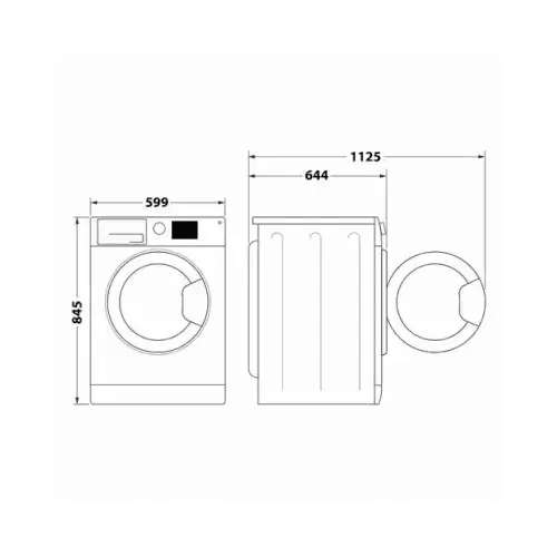 HOTPOINT LAVATRICE 9KG TRAZIONEDIRETTA VAPORE A 1400GIRI H8 W946WB IT - TecnoRoyal