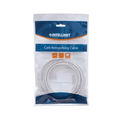 INTELLINET CAVO DI RETE RJ45 UTP CAT.6 0,5MT BIANCO - TecnoRoyal