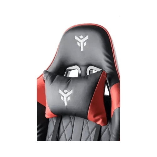 ITEK SEDIA GAMING RHOMBUS PF10 DOPPIO CUSCINO NERO/ROSSO ITCGPF10BR - TecnoRoyal