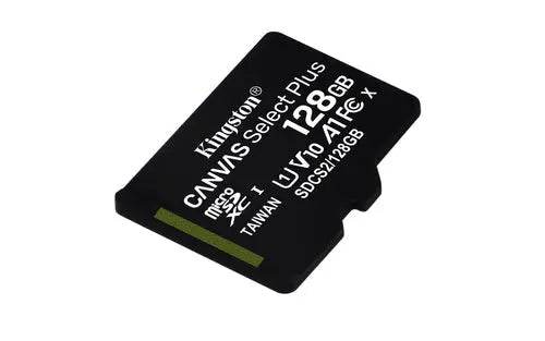 KINGSTON MICRO SD 128GB CANVAS PLUS SDCS2/128GBSP CL10 - TecnoRoyal